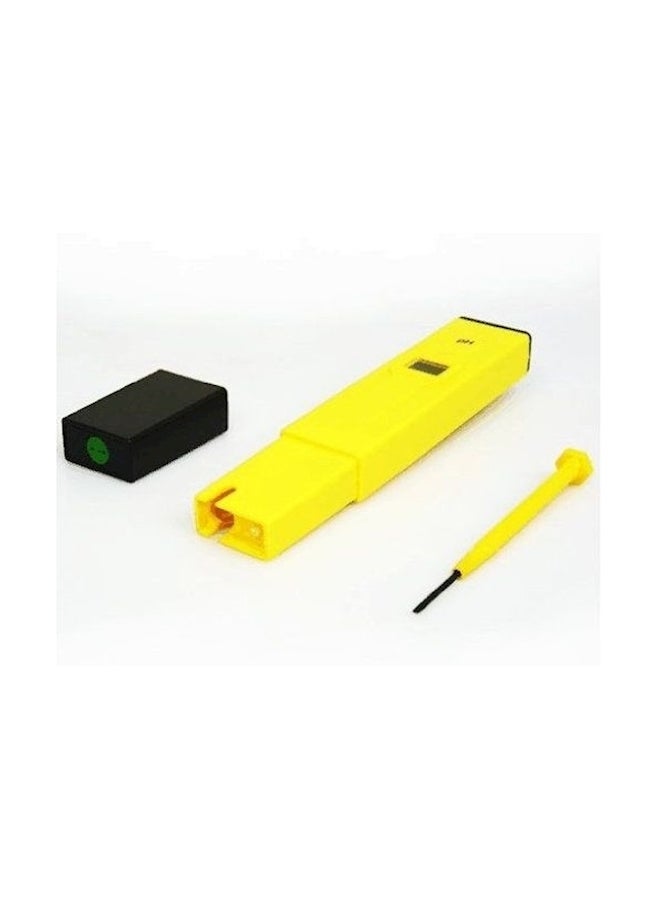 Pocket Size pH Tester Yellow/Black 5.94x1.22x0.79inch  - Image 1