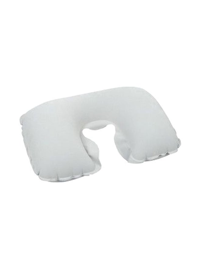 بست واي وسادة سفر مبطنة من الصوف للتخييم أبيض 18x11بوصة - Image 1