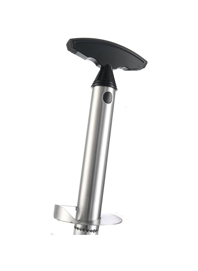 فلاج شيب أداة من الإستانلس ستيل لتقطيع الأناناس وإزالة اللب بسهولة فضي 220جرام - Image 1