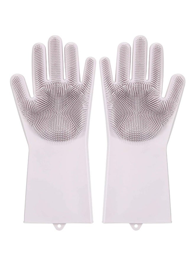 قفازات بارزة مصنوعه من السليكون رمادي 34.5x15.5سم - Image 1
