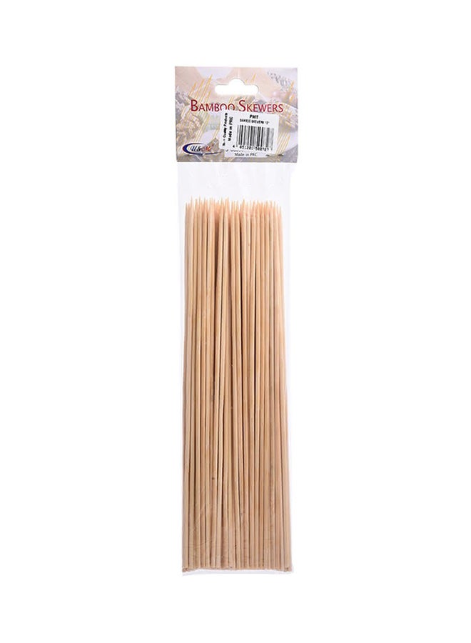Palmoral - Traditional Bamboo Skewers Beige 10cm - Image 1