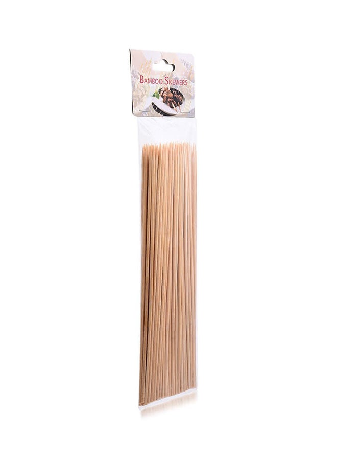 Palmoral - Traditional Bamboo Skewers Beige 10cm - Image 1