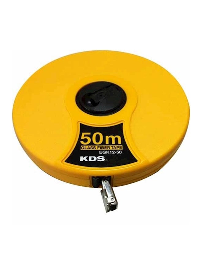 Generic Glass Fiber Measuring Tape Yellow 50meter 