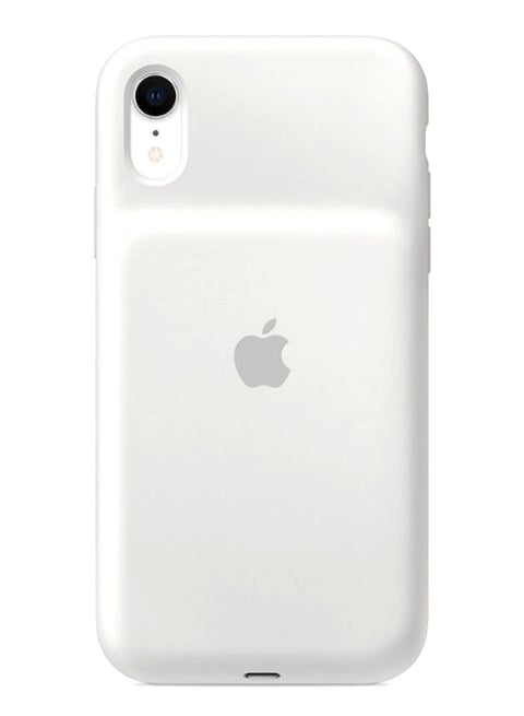 Battery Case Cover For iPhone XR Smart White