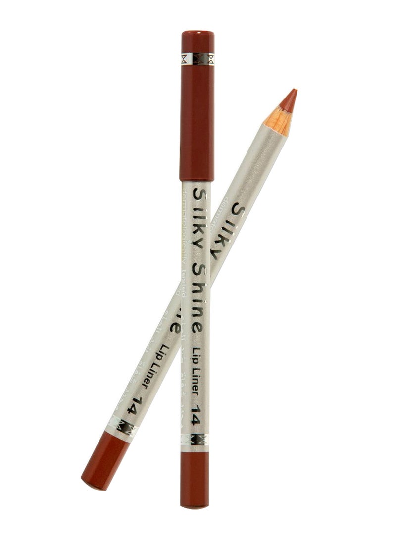 Waterproof Lip Liner Pencil 14 Brown
