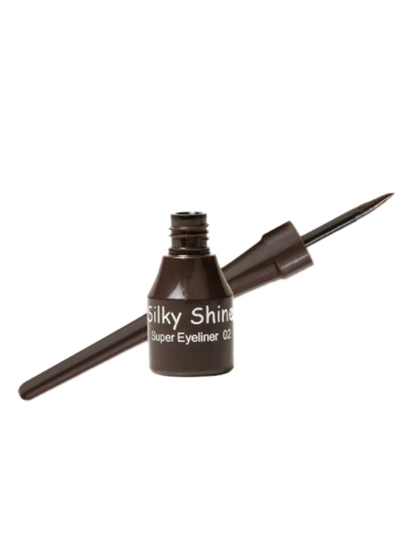 Silky Shine Super Liquid Eyeliner Brown - Image 1