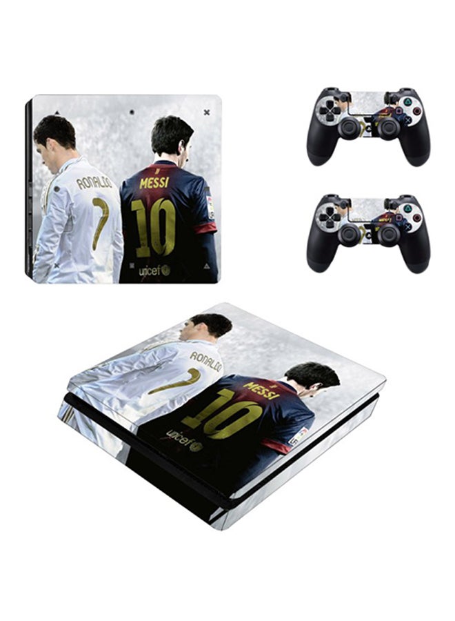سكين SKIN Messi And Ronaldo Skin For Playstation 4 Slim