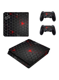 3-Piece Beehive Printed Console And Controller Sticker For PlayStation 4 Slim - v1561736416/N26819867A_1