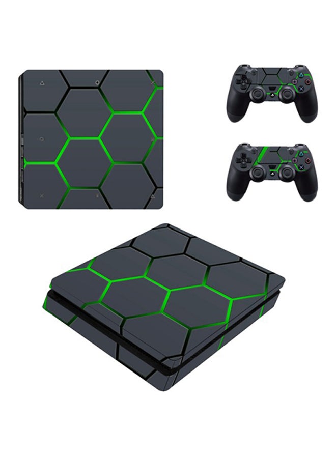 SKIN Green Hex Normal Skin For PlayStation 4 Slim 