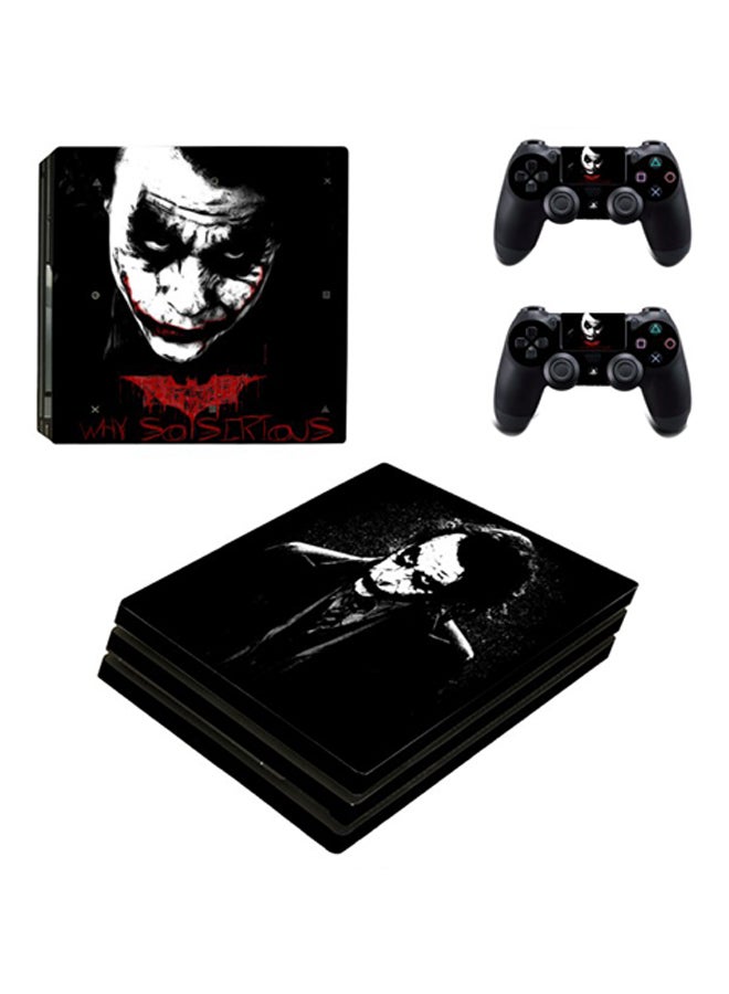 SKIN Joker Why So Serious Skin For PlayStation 4 Pro 