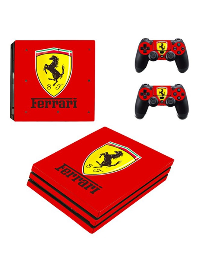 SKIN Ferrari Skin For PlayStation 4 Pro 
