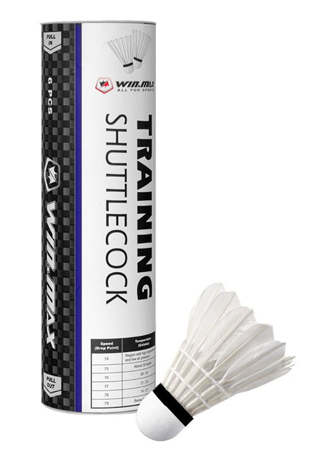 Winmax 6-Piece Training Shuttlecock Set