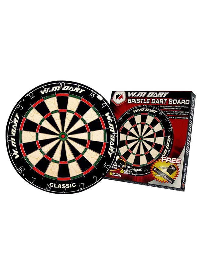 Winmax Classical Bristle Dartboard Set 46 x 3.8cm 