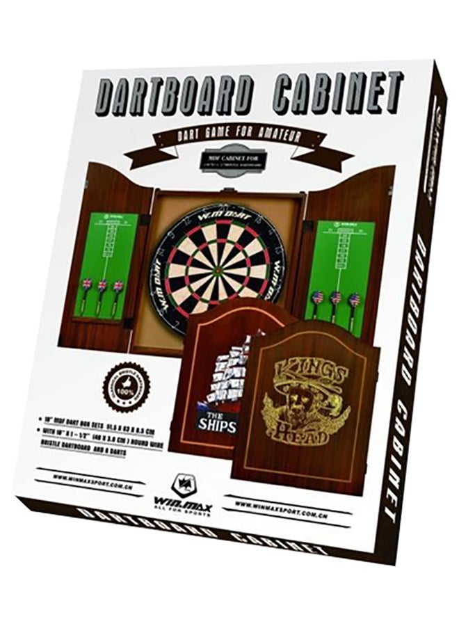 Winmax - Kings Head Dartboard Cabin Set 46 x 3.8cm - Image 1