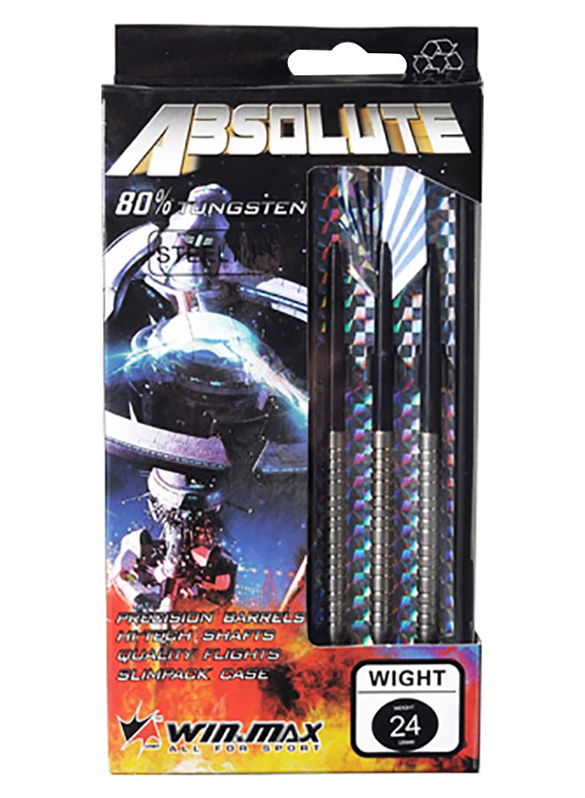 Winmax 3-Piece Absolute 80% Tungsten Dart Flight 24grams 