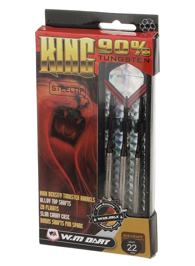 Winmax 3-Piece King 90% Tungsten Dart Flight 22grams 