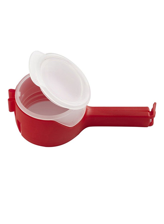 Generic - Seal Pour Food Storage Bag Clip Red 5.1 x 2.4inch - Image 1