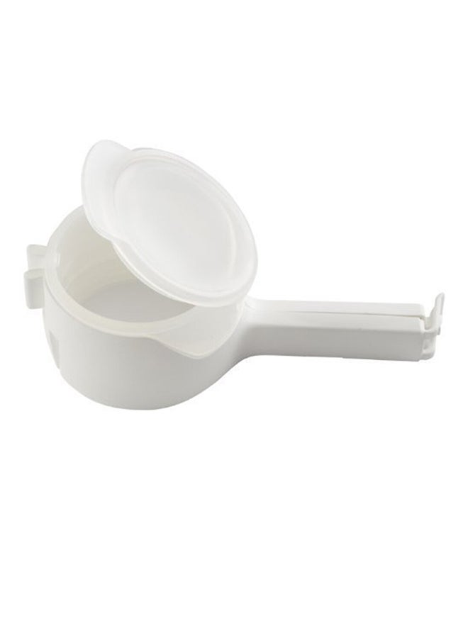 Generic - Seal Pour Food Storage Bag Clip White 5.1 x 2.4inch - Image 1