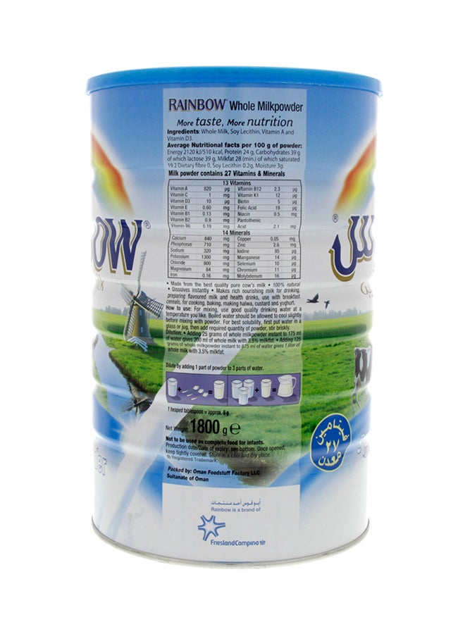 Rainbow - Full Cream Milk Powder 1.8kg - Image 1