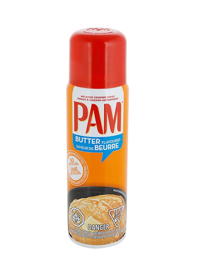 Pam Free Fat Non-Stick Butter Flavor Cooking Spray 141grams  - Image 1