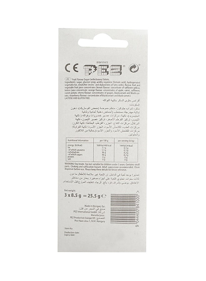 بيز حامل حلوى باتجيرل من دي سي سوبر هيرو مع إعادة تعبئة 3 قطع - Image 2