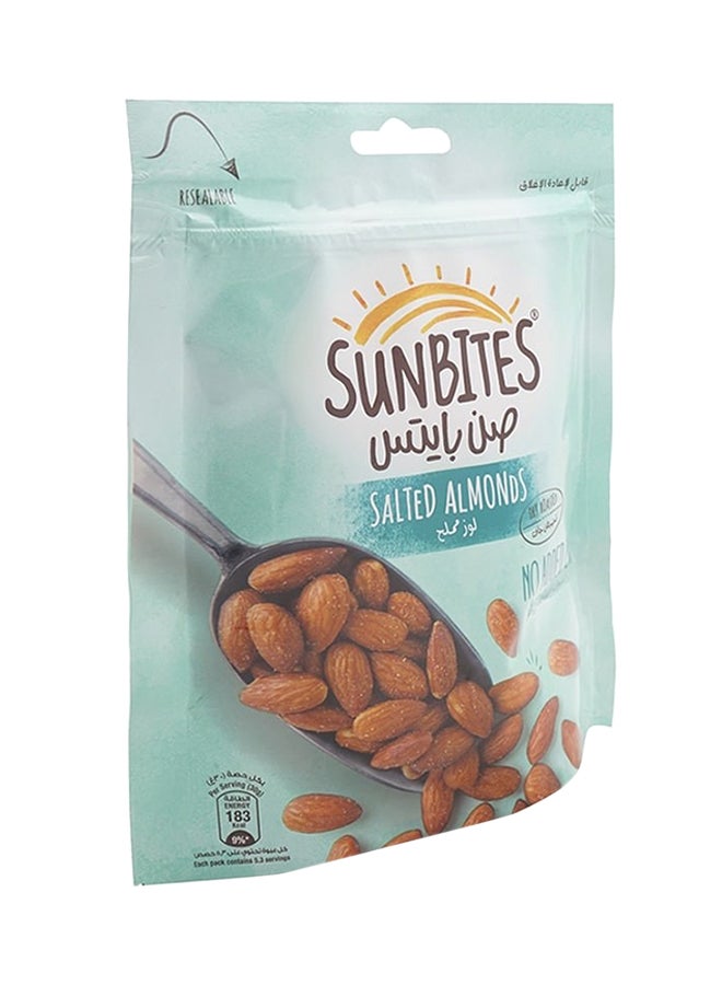 Sunbites - Salted Almonds 160grams - Image 1