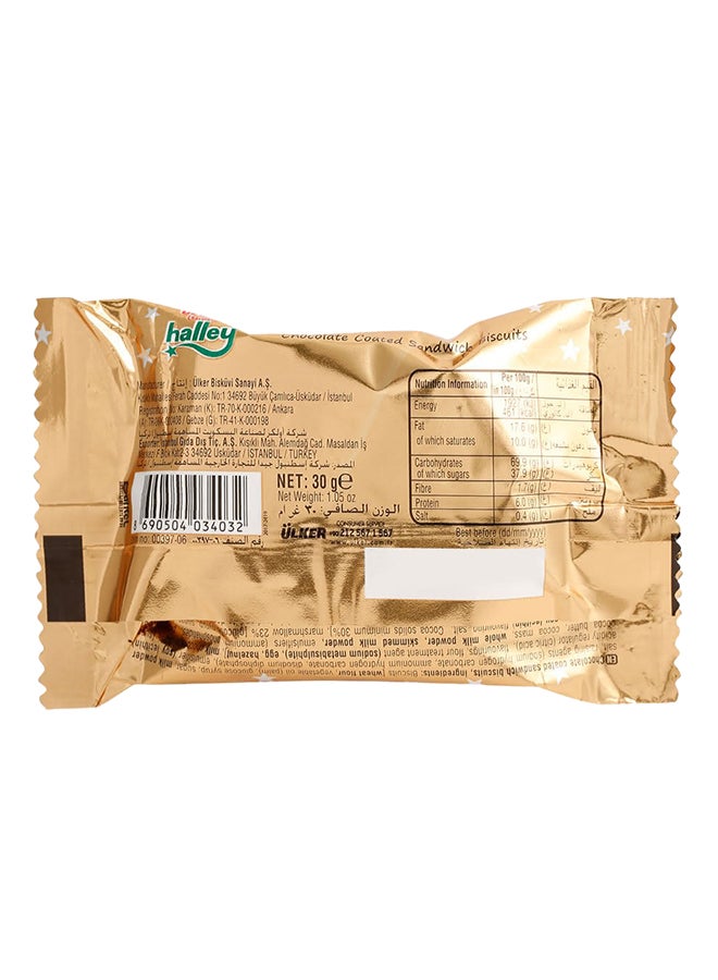 Ulker - Halley Chocolate Coated Sandwich Biscuit 30grams - Image 1