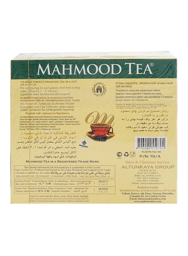 Mahmood - Ceylon Earl Grey 100 Tea Bags 200grams - Image 1