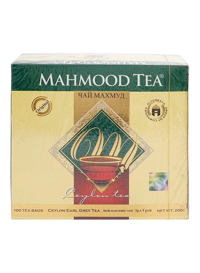 Mahmood - Ceylon Earl Grey 100 Tea Bags 200grams - Image 1