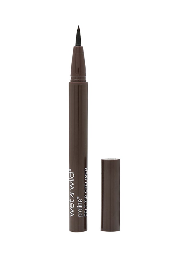 Wet N Wild - Proline Felt-Tip Eyeliner Dark Brown - Image 1