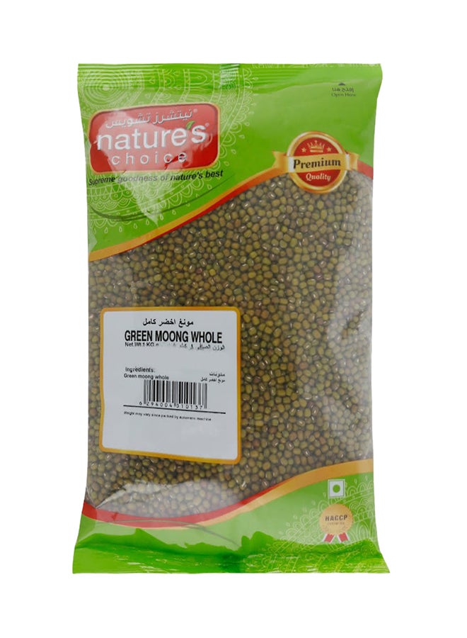 Nature's Choice Green Moong Whole 1kg  - Image 1