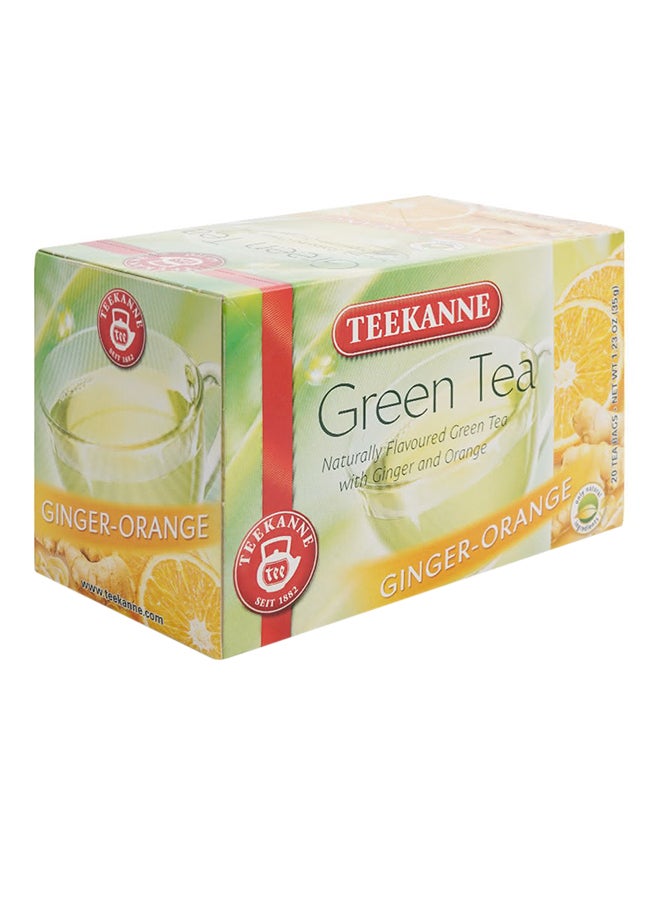 Teekanne - Ginger & Orange Flavored Green Tea 20 Bags 35grams - Image 1