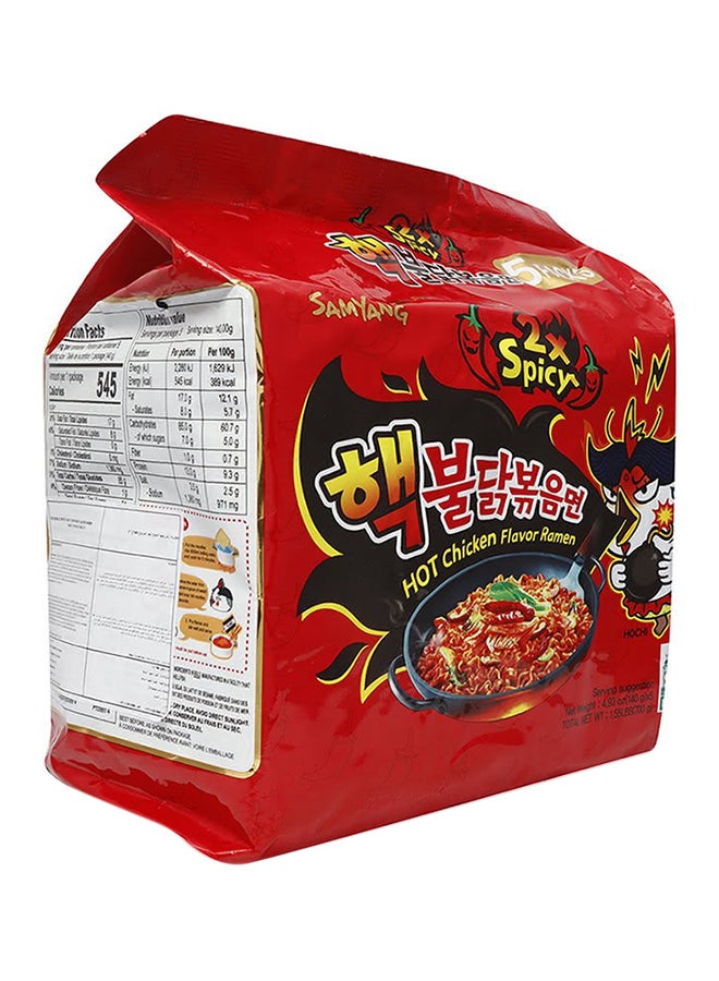 Hot Chicken Flavor Ramen 140grams Pack of 5