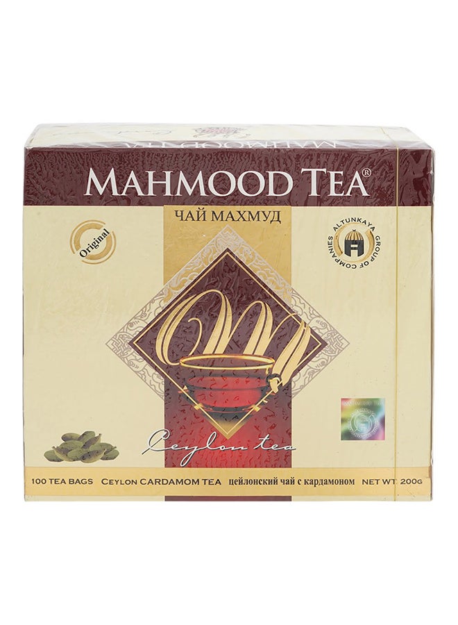 Mahmood Ceylon Cardamom Tea Bags 200grams Pack of 100 - Image 1
