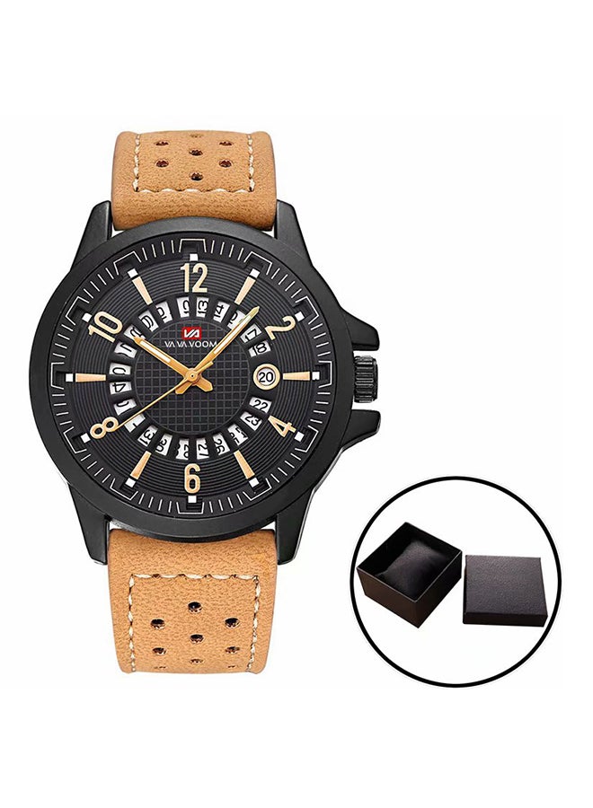 Men's Calendar Breathable Belt Sports Quartz Watch W5317  - Image 3