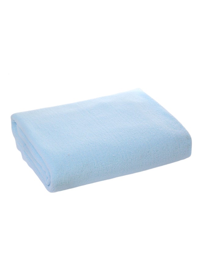 Microfiber Drying Bath Beach Towel Blue 140cm - Image 1