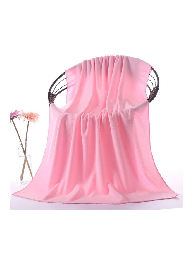 Microfiber Drying Bath Beach Towel Pink 18cm - Image 2