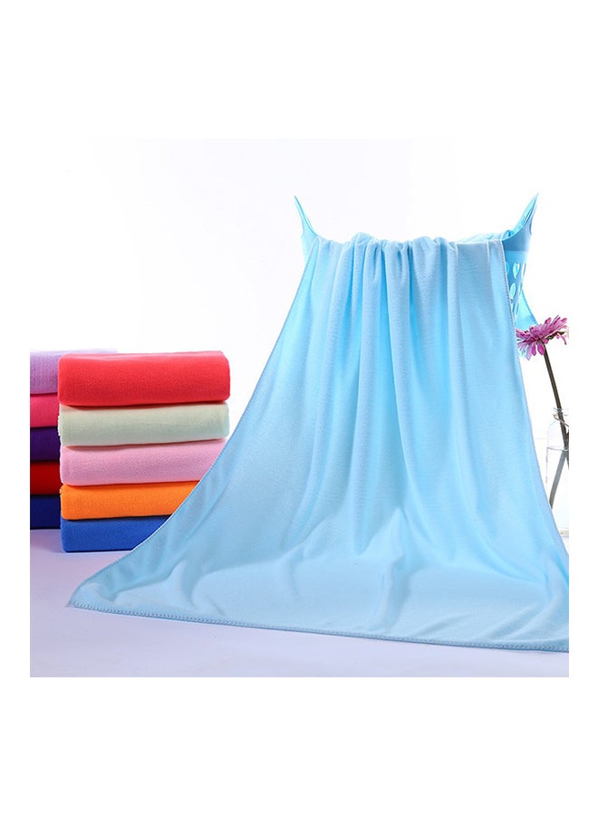Microfiber Drying Bath Beach Towel Blue 140cm - Image 2