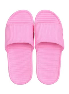 Skid Proof Flat Slippers Pink 28centimeter