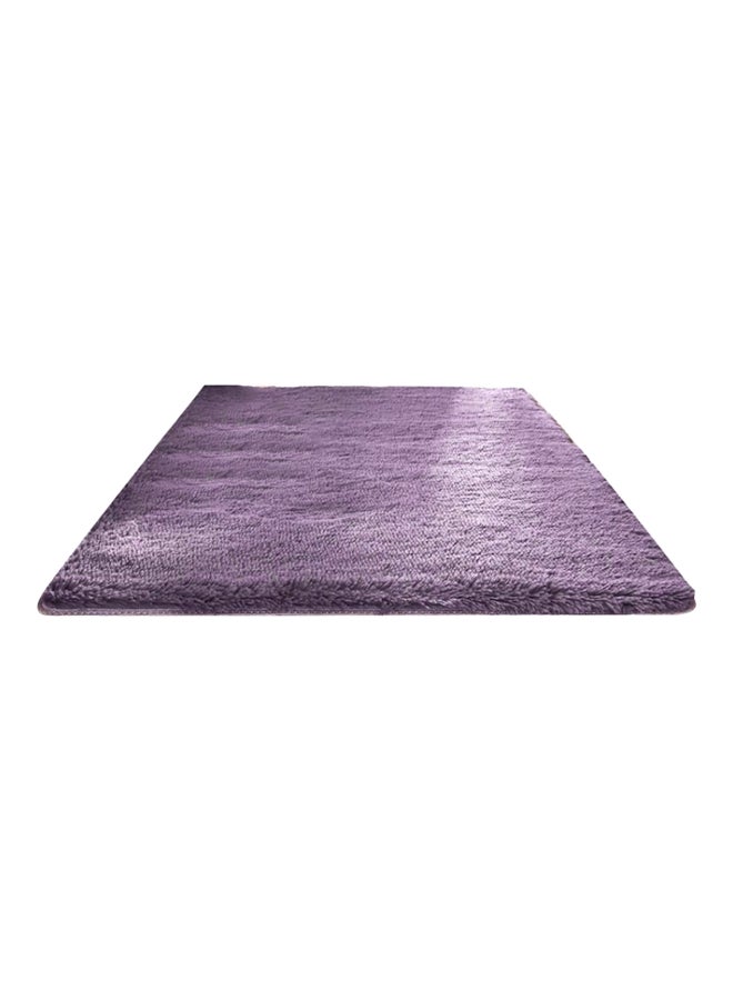 Bluelans Rectangle Fluffy Carpet, Rectangle Purple 40 x 60cm