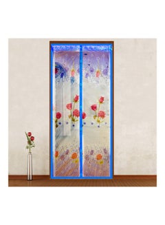 Bluelans Printed Anti Mosquito Door Curtain Blue/Red/Orange 100x210cm  - Image 2