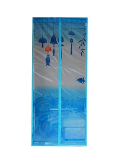 Bluelans Wind Chime Magnetic Screen Anti Mosquito Net Curtain Blue 90x210cm  - Image 1