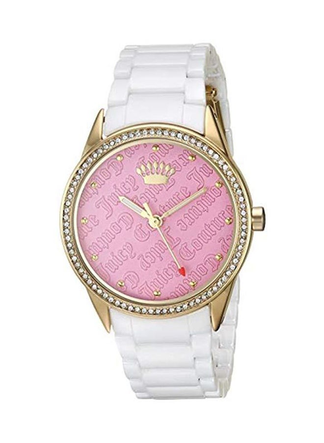 Juicy Couture - Women's Trend Ceramic Analog Wrist Watch JC1172PKWT - 34 mm - White - Image 1