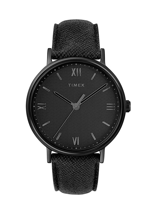 تيميكس ساعة يد فيرفيلد 41 مم بعقارب وسوار من قماش شبكي طراز TW2T34900 men - Image 1