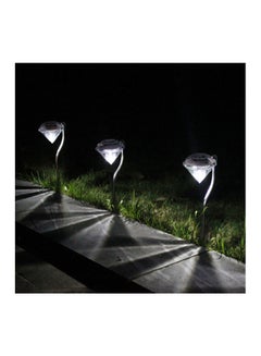 Generic 4-Piece Diamond Shaped Outdoor LED Solar Light Multicolour  - Image 3