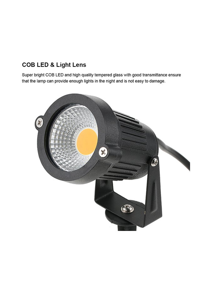 تومشاين - ضوء كشاف LED لديكور الأماكن الخارجية من قطعتين أبيض دافئ - Image 1