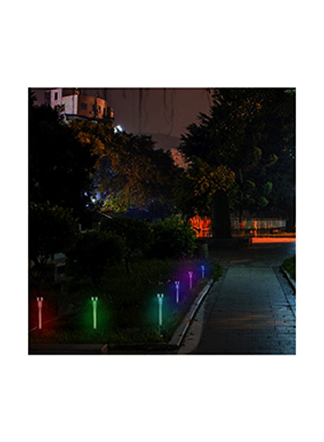 Tomshine - 10-Piece LED Solar Outdoor Light White/Clear/Black 36.5x5.5centimeter - Image 1