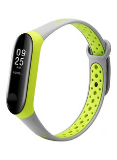 Replacement Sport Strap For Xiaomi Mi Band 4 Grey/Light Green
