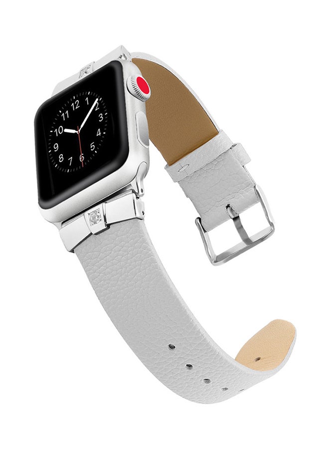 ISank Replacement Band For Apple Watch Series 1/2/3 White - Image 1