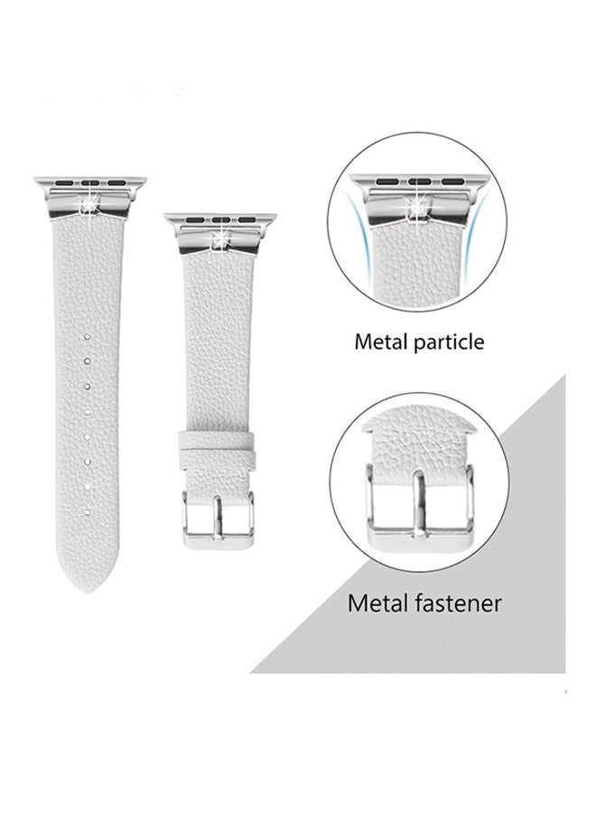 ISank Replacement Band For Apple Watch Series 1/2/3 White - Image 3